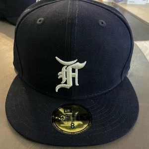 Fear of God Navy hat size 8